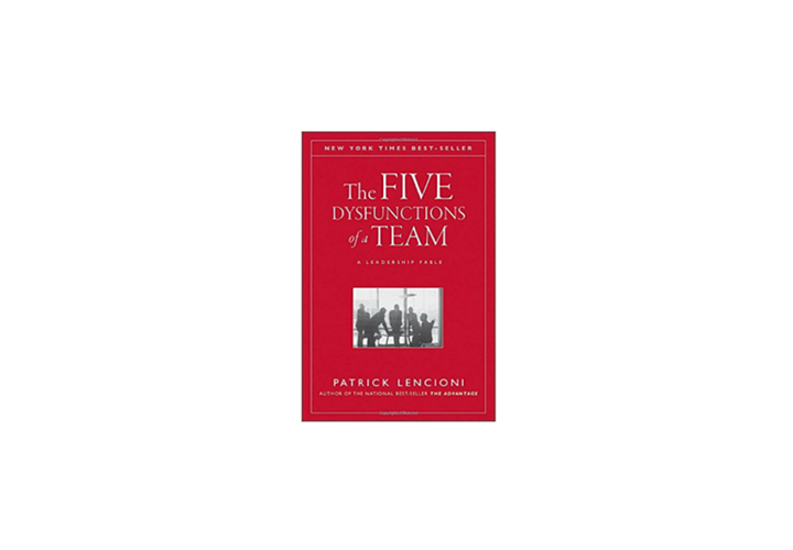 Book cover The Five Disfunctions of a team by Patrick Lencioni