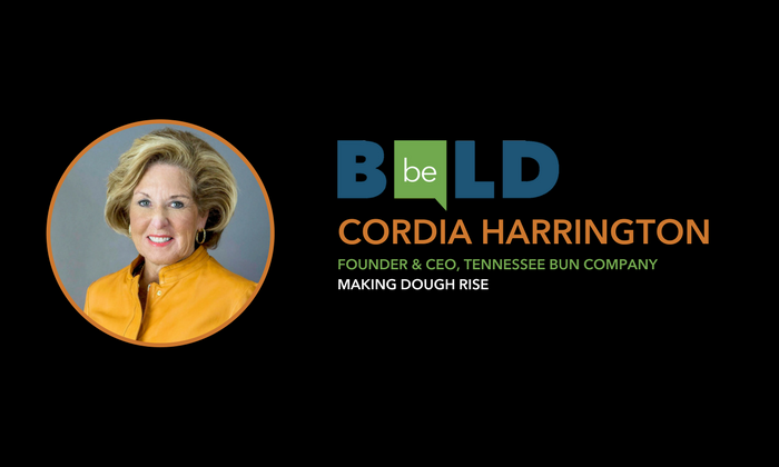 Be Bold speaker Cordia Harrington Founder & CEO, Tennessee Bun Co. Making Dough Rise