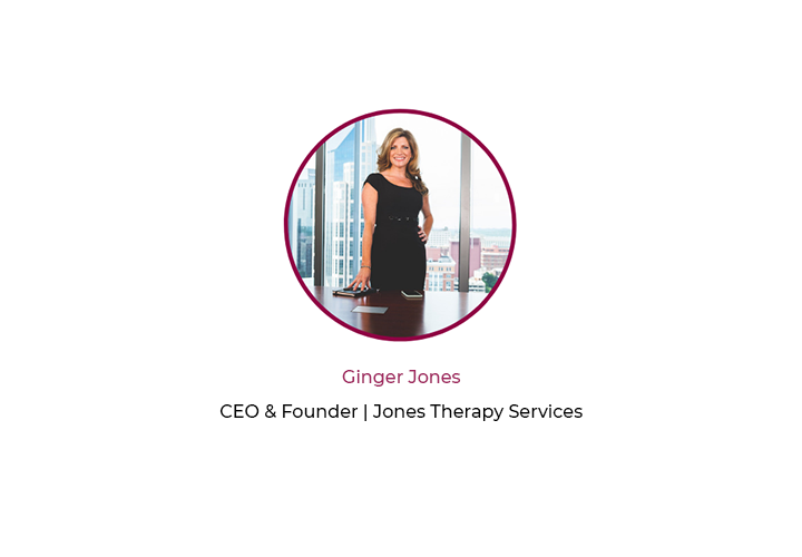 Photo of Ginger Jones CEO Founder Jones Therapy Services