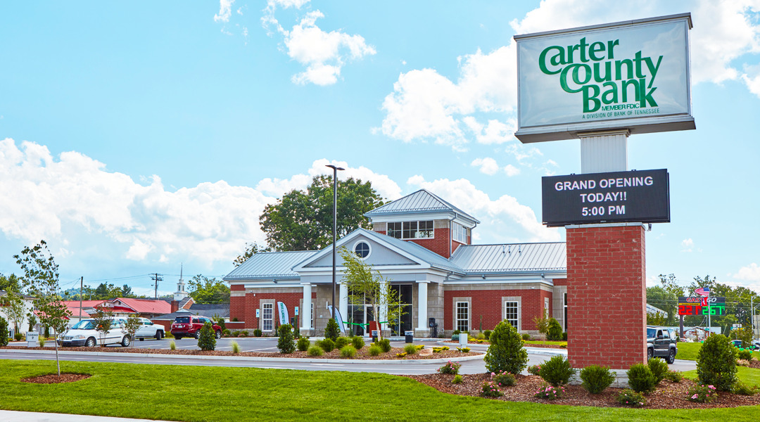 Carter County Bank Branch on E. Broad Street