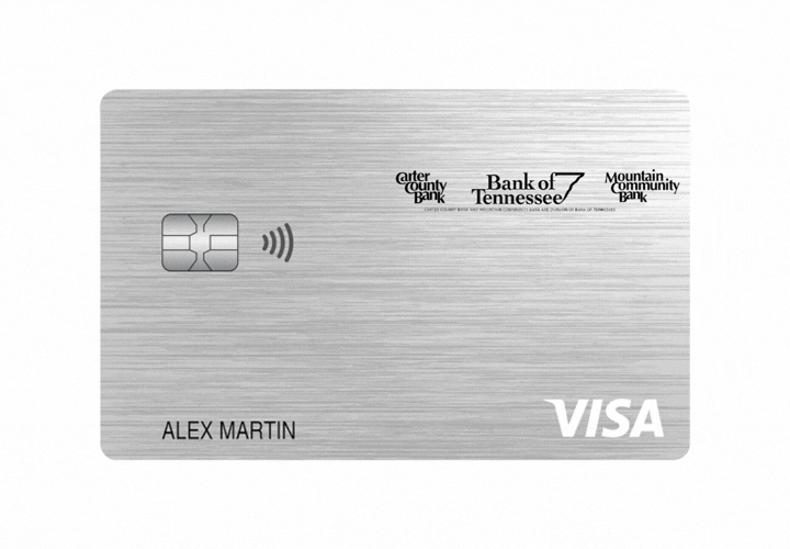 Bank of Tennessee, Carter County Bank, and Mountain Community Bank Credit Card