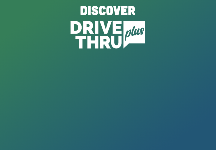 Discover Drive Thru Plus Video Titlecard