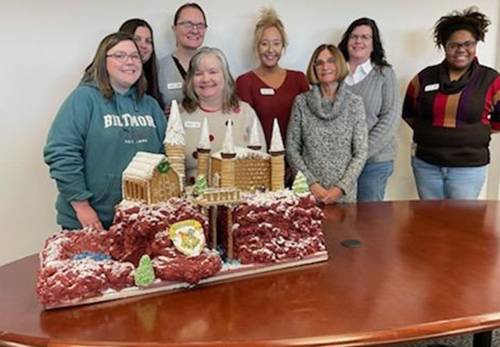 Regulatory department with Hogwartz Gingerbread house.